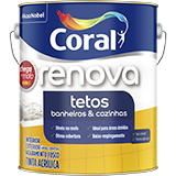 CORAL RENOVA TETO BANH/COZ BRANCO 3,6L - UNI