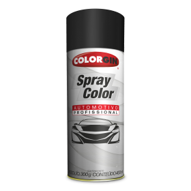 COLORGIN - SPRAY COLOR PRETO FOSCO VINIL LF 300 ML - UNI