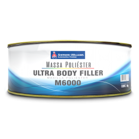 LAZZURIL - MASSA POLIESTER M6000 ULTRA BODY FILLER 1KG - UNI